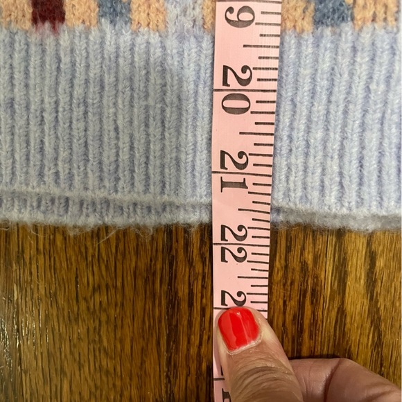 Kut From the Kloth Soft Purple Burgundy Button Down Sweater Wide Collar Size XL - Picture 8 of 8